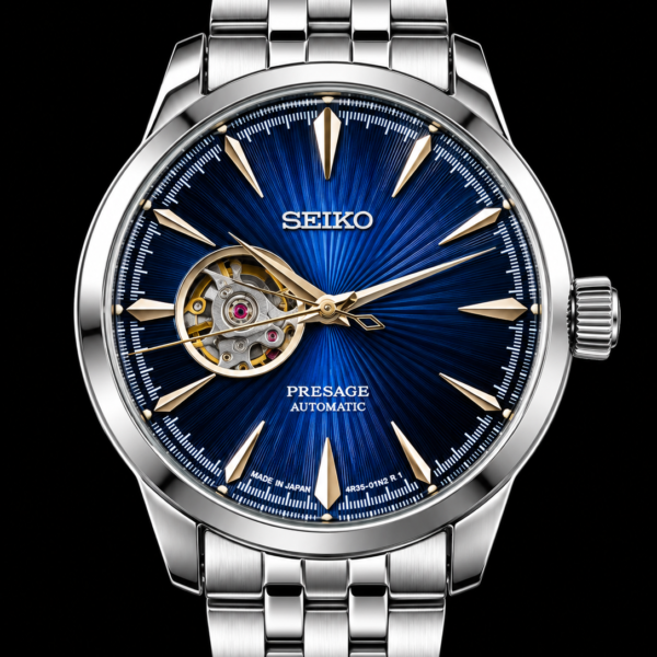 SEIKO PRESAGE AUTOMATIC – Cadran bleu soleillé