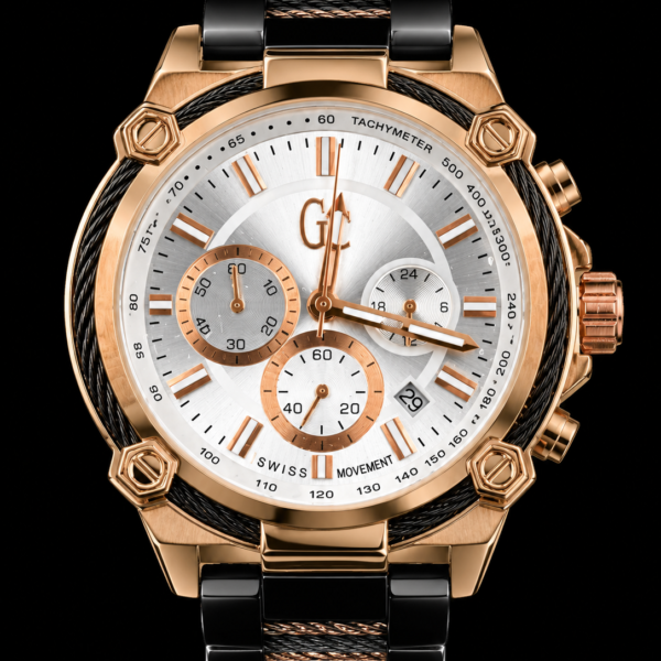 **GC – Montre chronographe au design sportif et luxueux