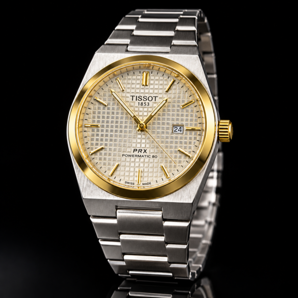 Tissot PRX Powermatic 80 – Style bicolore